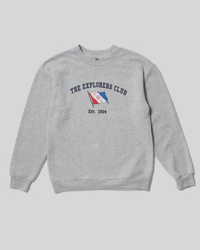 Classic Crewneck Sweatshirt in Heather Grey
